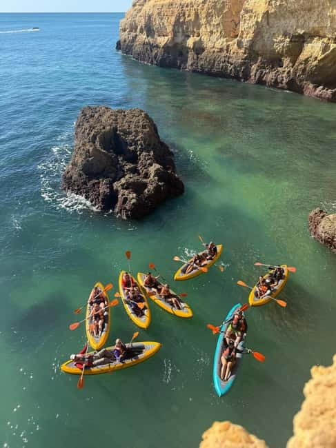 Benagil: Guided Kayak Tour inside caves and Praia da Marinha - The Main Event: Entering the Benagil Sea Cave by Kayak