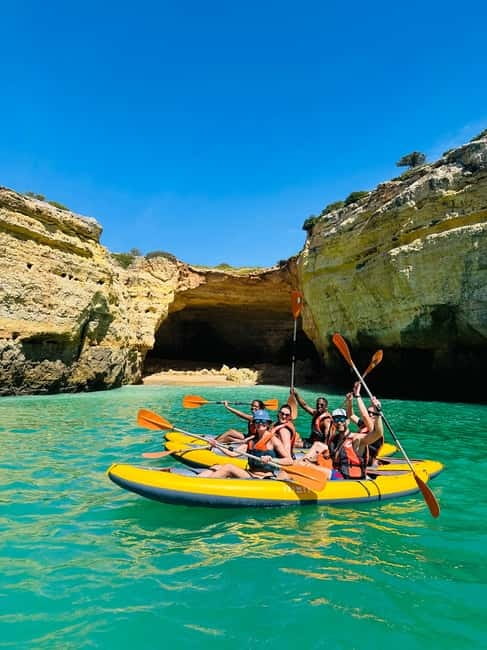 Benagil: Guided Kayak Tour inside caves and Praia da Marinha - Expanding the Coasts: Benagil Water Stops That Add Variety