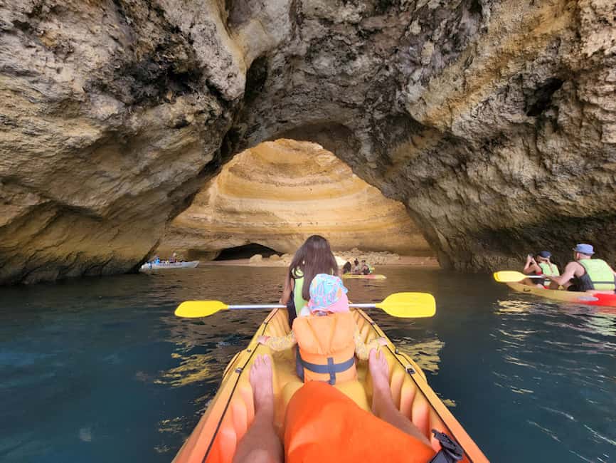 Benagil: Kayak Tour to Benagil Caves – Small Group - Benagil Caves, but from the front row