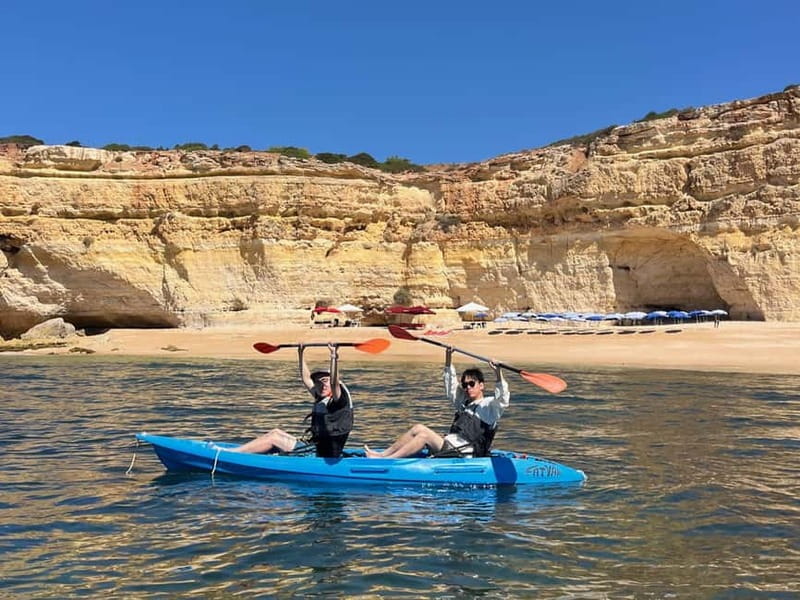 Benagil, Marinha & Albandeira - Kayak w/ Local Guide - Hidden coastline stops: secret beaches, extra caves, and plan B