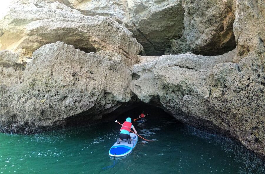 Benagil: Stand-up Paddle Board or Kayak Tour - Entering Algar de Benagil, what it really feels like