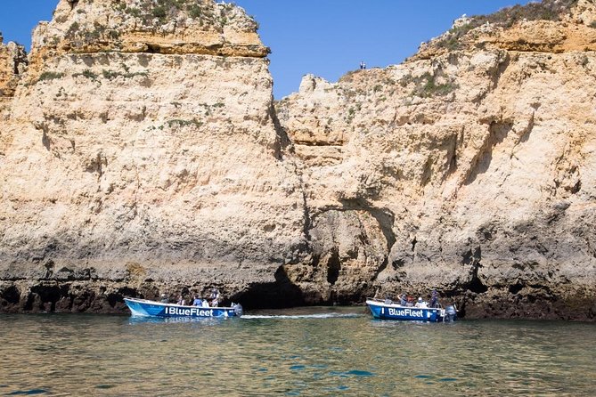 Boat Trip to Ponta da Piedade from Lagos - Small-boat cave access at Ponta da Piedade