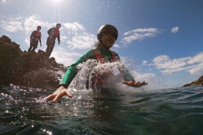 Coasteering adventure with snorkeling: kids version