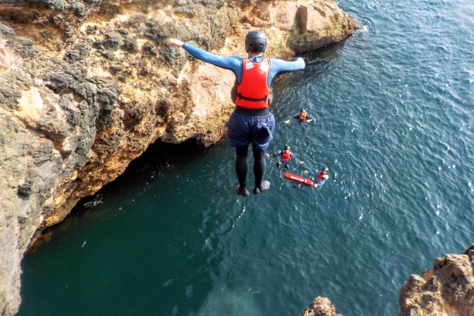 Coasteering and Cliff Jumping Near Lagos - Nelson and the guides: coaching you while keeping the group together