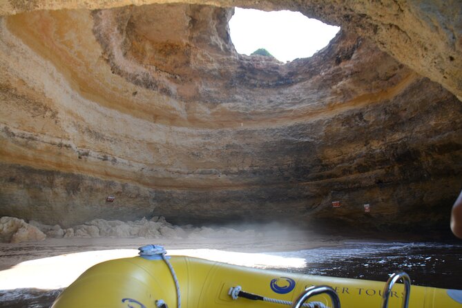 Discover the Algarve Caves and Coastline Highlights - Coastline passage toward Armação de Pêra, then a religious stop with cave scenery