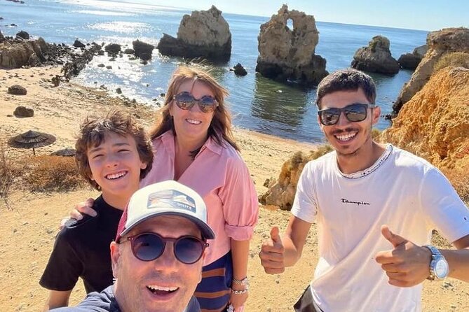 Explore the Algarve by Tuk-Tuk Guided Tours and Scenic Views - Stop 2: Praia dos Arrifes, the 3 rocks and selfie time