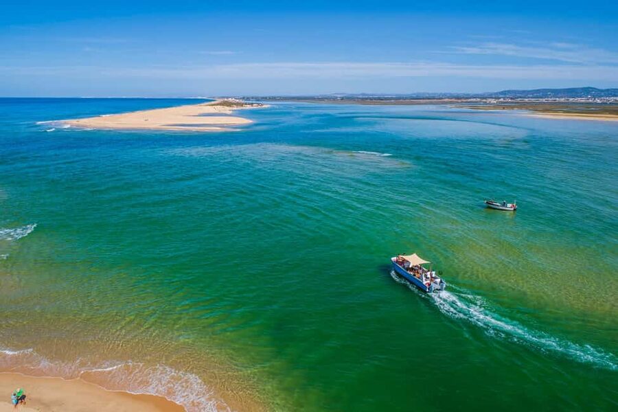 Faro: Boat Tour to Desert Island - 3 hours in Ria Formosa, built around how tides control everything