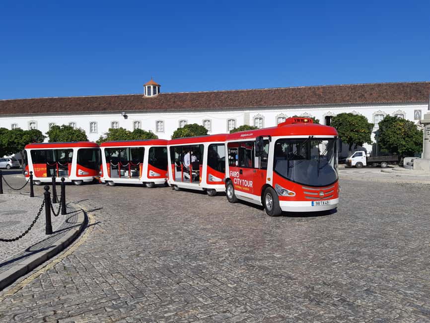 Faro: City Sightseeing Tourist Train - Old City highlights: what to look for near Jardim Manuel Bivar and Sé de Faro