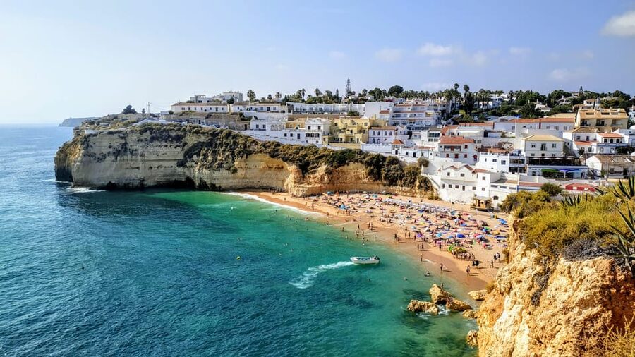 From Albufeira: Benagil & Carvoeiro Tour - Seven Hanging Valleys: the quick hit of drama