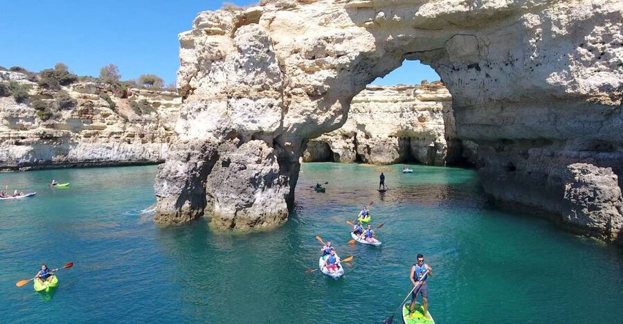 From Albufeira: Benagil Hidden Caves Tour by Kayak - The Route from Albufeira Marina: A Smooth Start on the Water