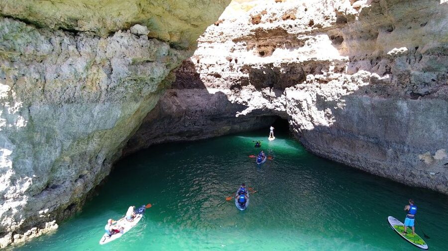 From Albufeira: Benagil Hidden Caves Tour by Kayak - Praia da Marinha Kayaking: Why This Stop Feels Different