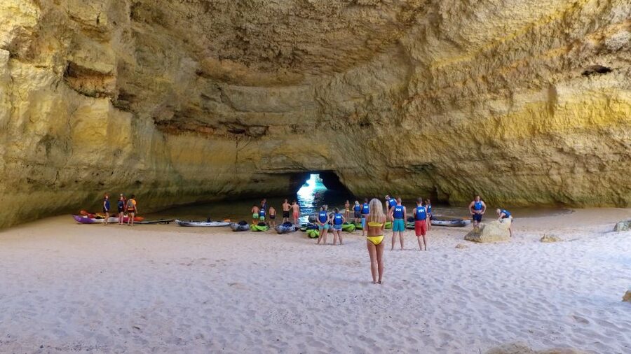 From Albufeira: Benagil Hidden Caves Tour by Kayak - The Benagil-to-Albufeira Coast Connection: More Stops Than One Photo