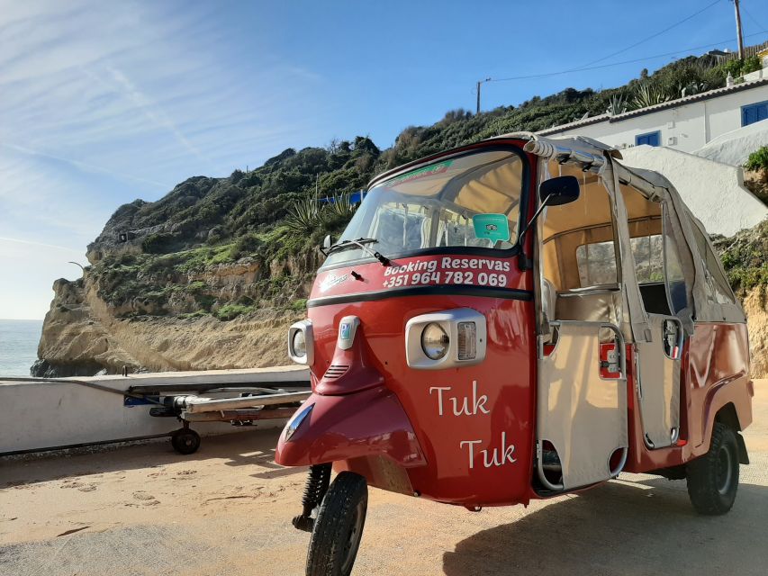From Albufeira: Tuk-Tuk Tour to Benagil Caves - Benagil caves from land: seeing the famous shapes without the boat