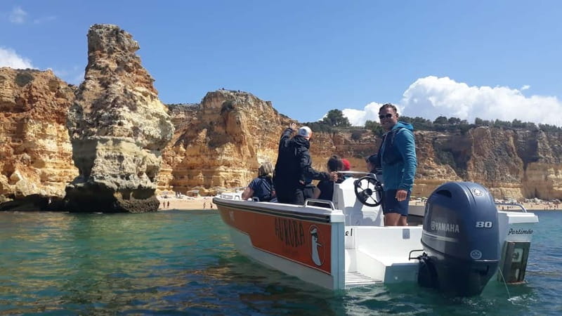 From Armação de Pêra: Private Benagil 15 Caves Tour - What private really changes on the water (up to 10 people)