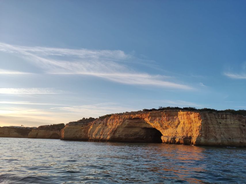 From Armação de Pêra: Sunset Benagil Caves Boat Tour - Price and value: what $43 covers, and why it’s not just a discount boat ride