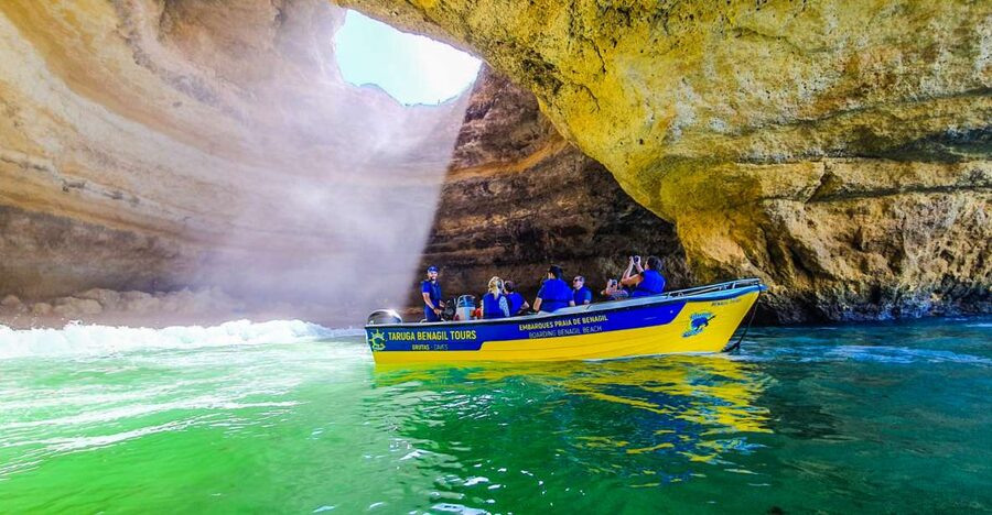 From Benagil: Benagil Cave & Marinha Beach Express Tour - Benagil Cave in fast-forward, what the 30 minutes feels like