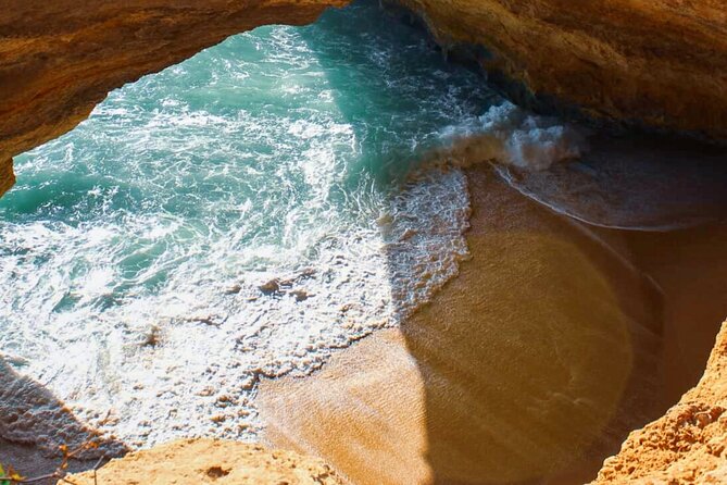 From Faro: Benagil Cave, Marinha & Carvoeiro Full-Day Tour - Algar Seco: boardwalk views and optional cliff jumping
