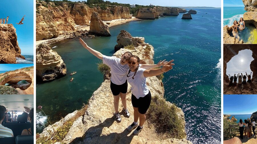 From Faro: Benagil, Marinha, 7 Valleys, Algar Seco Adventure - Logistics that can make or break your day
