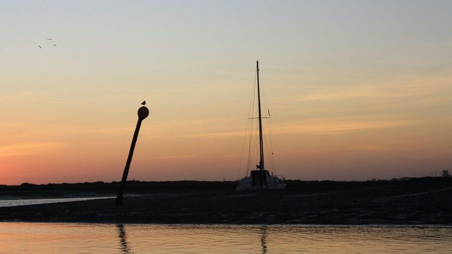 From Faro: Ria Formosa Sunset Boat Trip - The sunset viewing moment: where romance meets real scenery