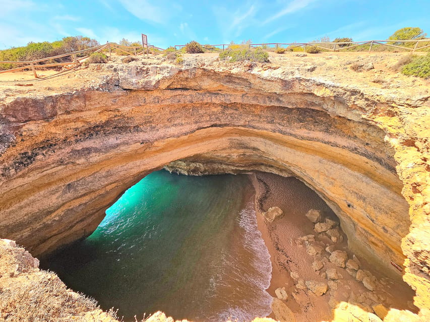 From Faro: The Original Benagil Cave, Marinha & More Tour - Algar Seco and Boneca Cave: Limestone Trails With Real Walk Time