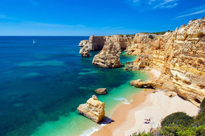 From Faro: Visit Benagil Cave, Marinha Beach, Algar Seco & More - Algar Seco: the cliff-view kickoff you actually remember
