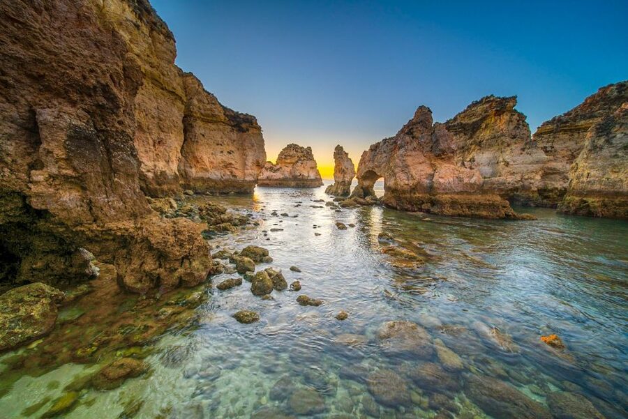 From Lagos: 2.5-Hour Guided Coastal Boat Tour & Grotto Visit - Aqua trampoline and swimming: pure fun, not a snorkeling lesson