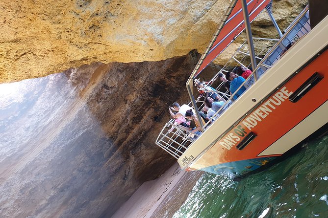 From Lagos: Benagil Caves Cruise on a Catamaran - Benagil Cave expectations: brief inside time, photo pressure, and boat traffic