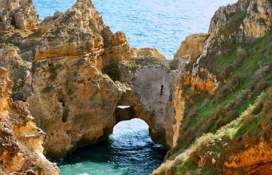 From Lagos: Cruise to the Caves of Ponta da Piedade - The Lagoon Moment: Turquoise Water and Cliff Power