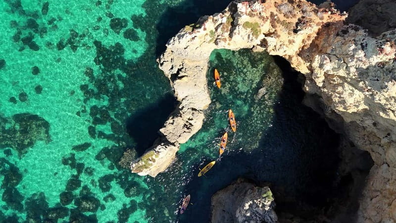 From Lagos: Ponta da Piedade Caves Kayak Tour from Catamaran - Swim time, onboard slide, and why the end matters