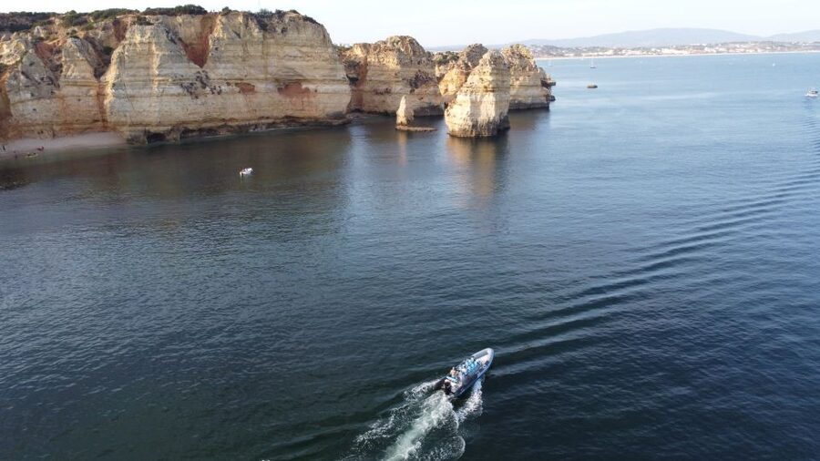 From Portimão: Benagil and Marinha Private Boat Trip - Marinha Beach Area Views, Then the Smooth Head Back