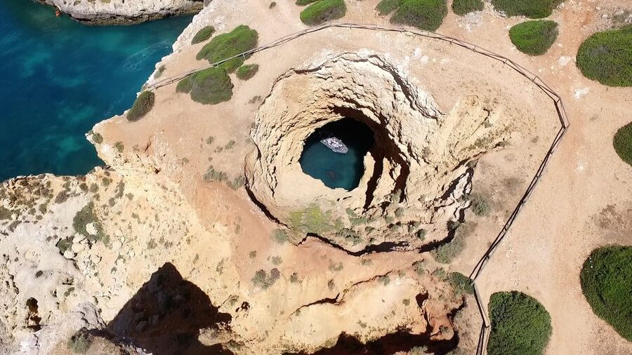 From Portimao: Benagil Cave and Marinha Beach Boat Tour - Algarve rock formations and caves at Algar Seco: names you can actually find