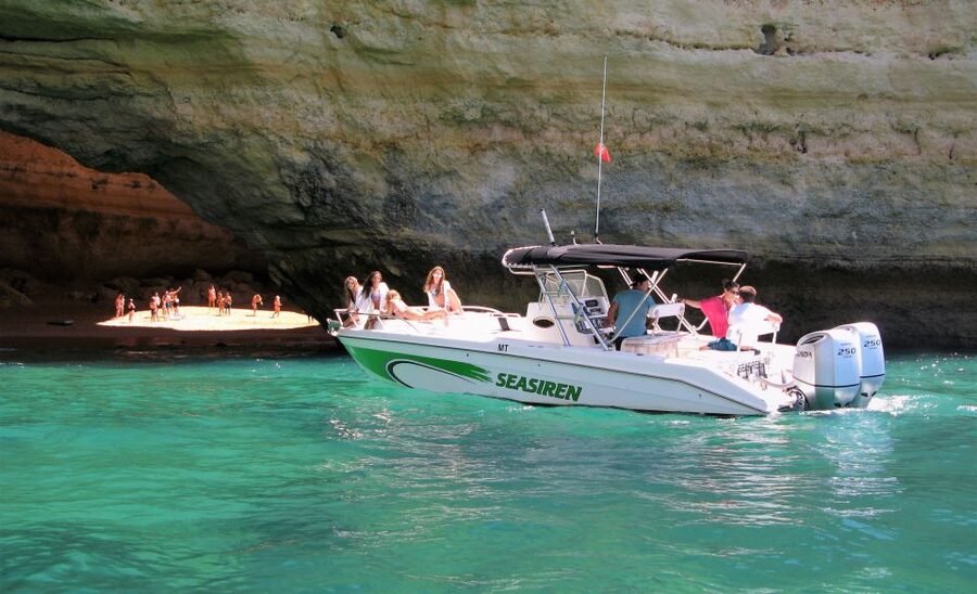 From Portimão: Private Benagil Caves Boat Tour with Drinks - Private Speedboat Time in the Algarve, Without the Crowds Feeling