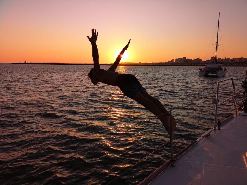 From Vilamoura: Sunset Tour on a Luxury Sailing Yacht - Falésia Beach Clay Formations and Albufeira Coast Views From the Water