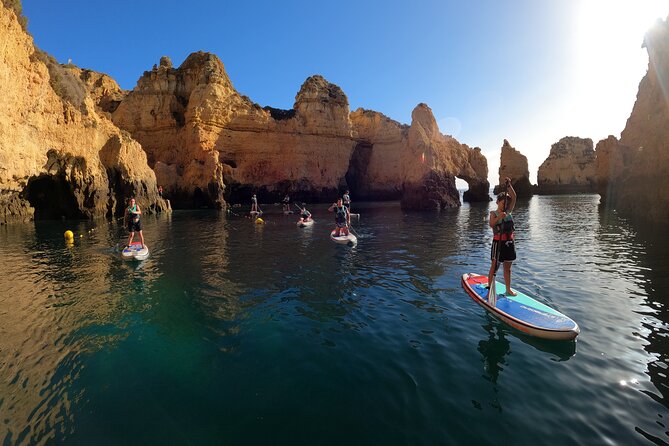 Guided SUP Caves Tour in Lagos – Ponta da Piedade | Small Group - Family-friendly SUP: kids ages 5 to 12 and adapted boards