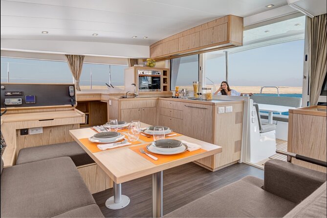 Half Day Private Catamaran Boat Tour - Ria Formosa - Stop 2: Ria Formosa Natural Park channels and desert island anchoring