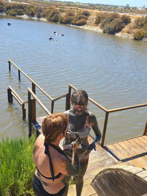 Jeep Tour - Fuzeta, Olhão & Mud and Salt Bath - Santa Luzia: learning octopus fishing and seeing the village logic