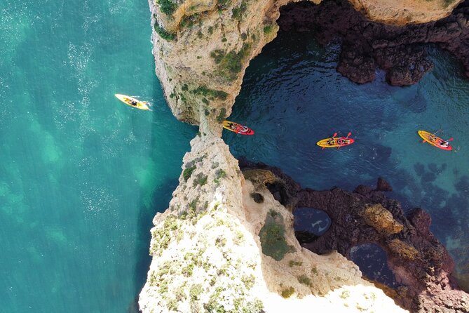Kayak Experience in Ponta da Piedade - Catamaran ride out: the smart start before the paddling