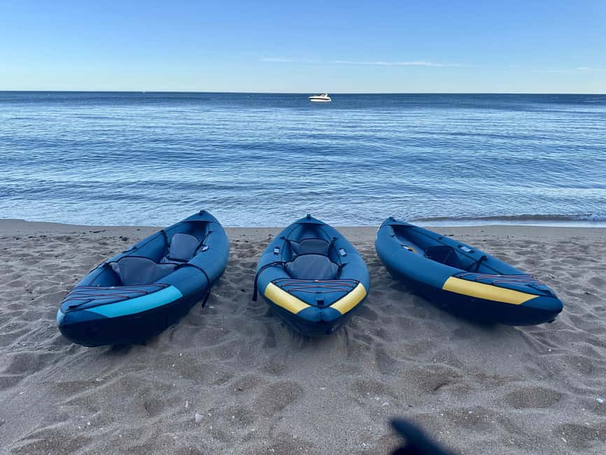 Kayak Tour - Secret Caves and Beaches of the Algarve (Algar dos Capitães) - Guide-led safety for people who do not swim or paddle yet