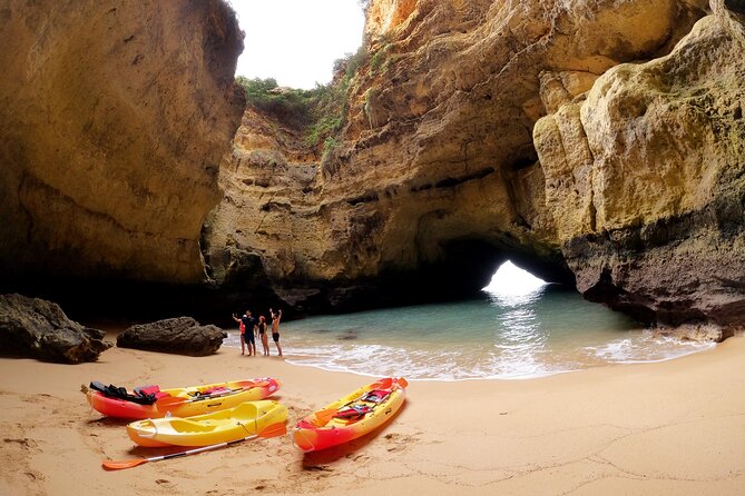 Kayak Tours to Benagil & Marine caves - From Benagil Beach - Crowds at Benagil Beach: the part you can feel