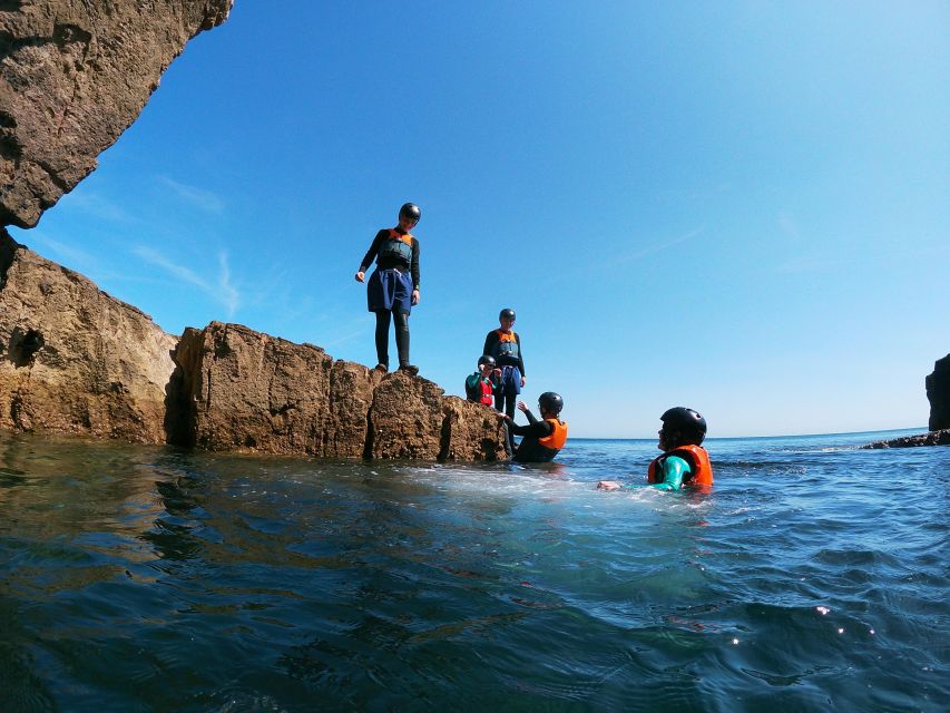 Kids Version - Coasteering with snorkeling: Algarve - What You’ll Do at Ingrina Beach: Snorkeling, Caves, and Cliffside Finds