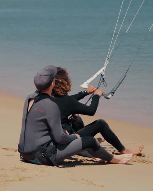 Kitesurf Lessons - Day 2 Bodydrag Class: Bigger Kite, Longer Lines, and Learning Water Exit Skills