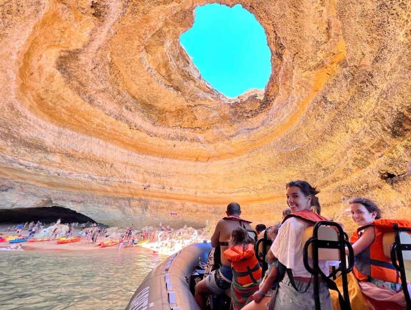 Lagoa: Dolphin Watching & Benagil Tour with Biologist Guide - The swim stop at a tranquil bay: when you get to cool off