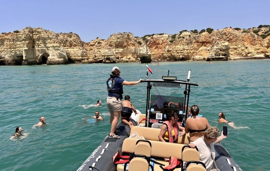 Lagoa: Dolphin Watching & Benagil Tour with Biologist Guide - Captains, guides, and responsible dolphin rules you’ll feel on the water