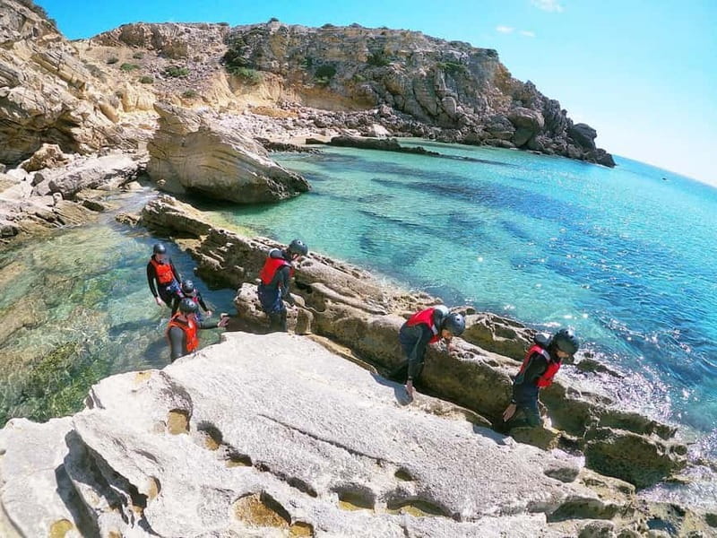 Lagos: Algarve Coasteering and Snorkeling Adventure - Snorkeling is bonus time, not the backbone