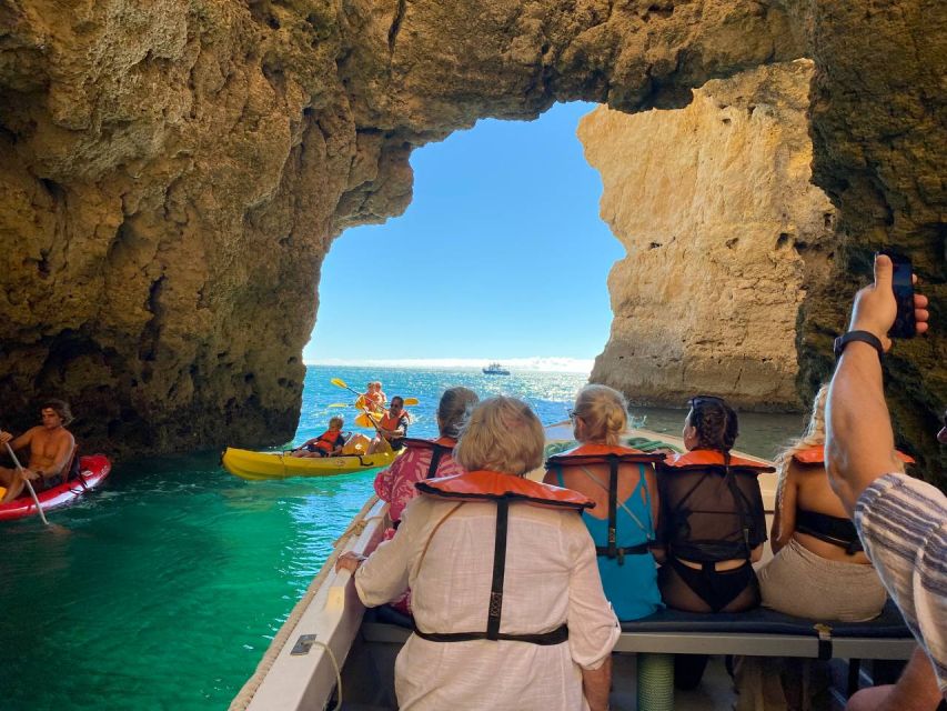 Lagos: Boat Cruise to Ponta da Piedade - What the skipper and guide do best on board