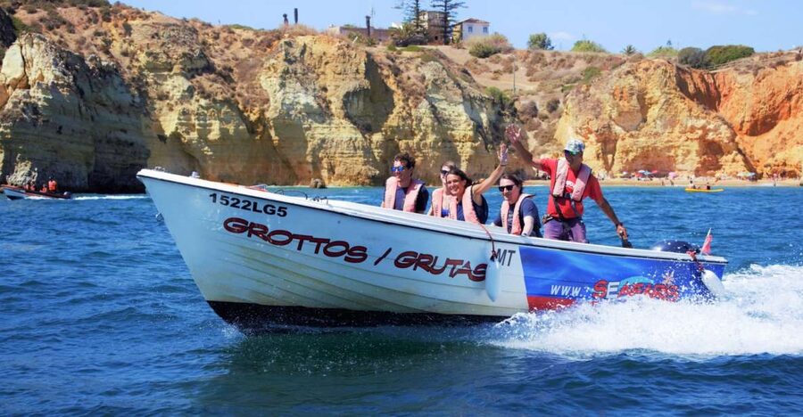 Lagos: Boat tour Ponta da Piedade with local guides - The guided boat ride: caves, cliffs, and marine life spotting