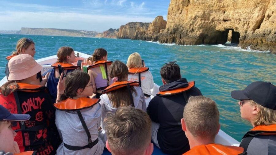 Lagos: Boat Tours - Lagos Golden Coast Grottos in One Hour