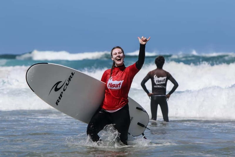 Lagos: Group Surf Lessons For All Levels - The coaching method: sand drills, then water, then repeat
