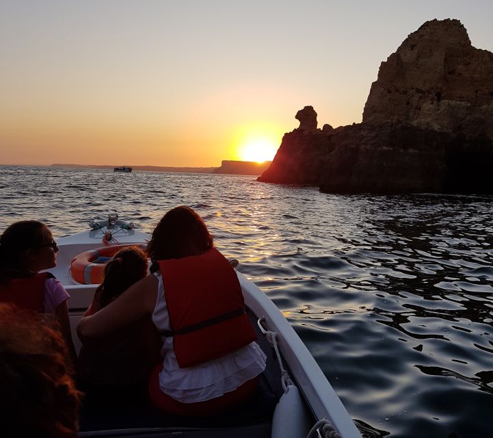 Lagos: Guided Ponta da Piedade Sunset Boat Tour - Lagos Marina check-in and what the boat ride feels like