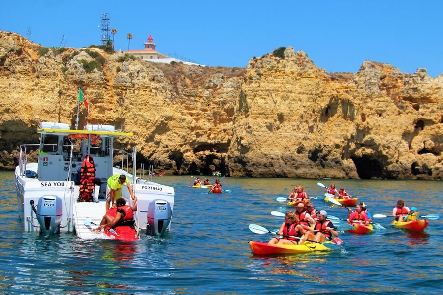 Lagos: Kayaking Tour - The end-of-tour swim: plan your comfort, not just your courage